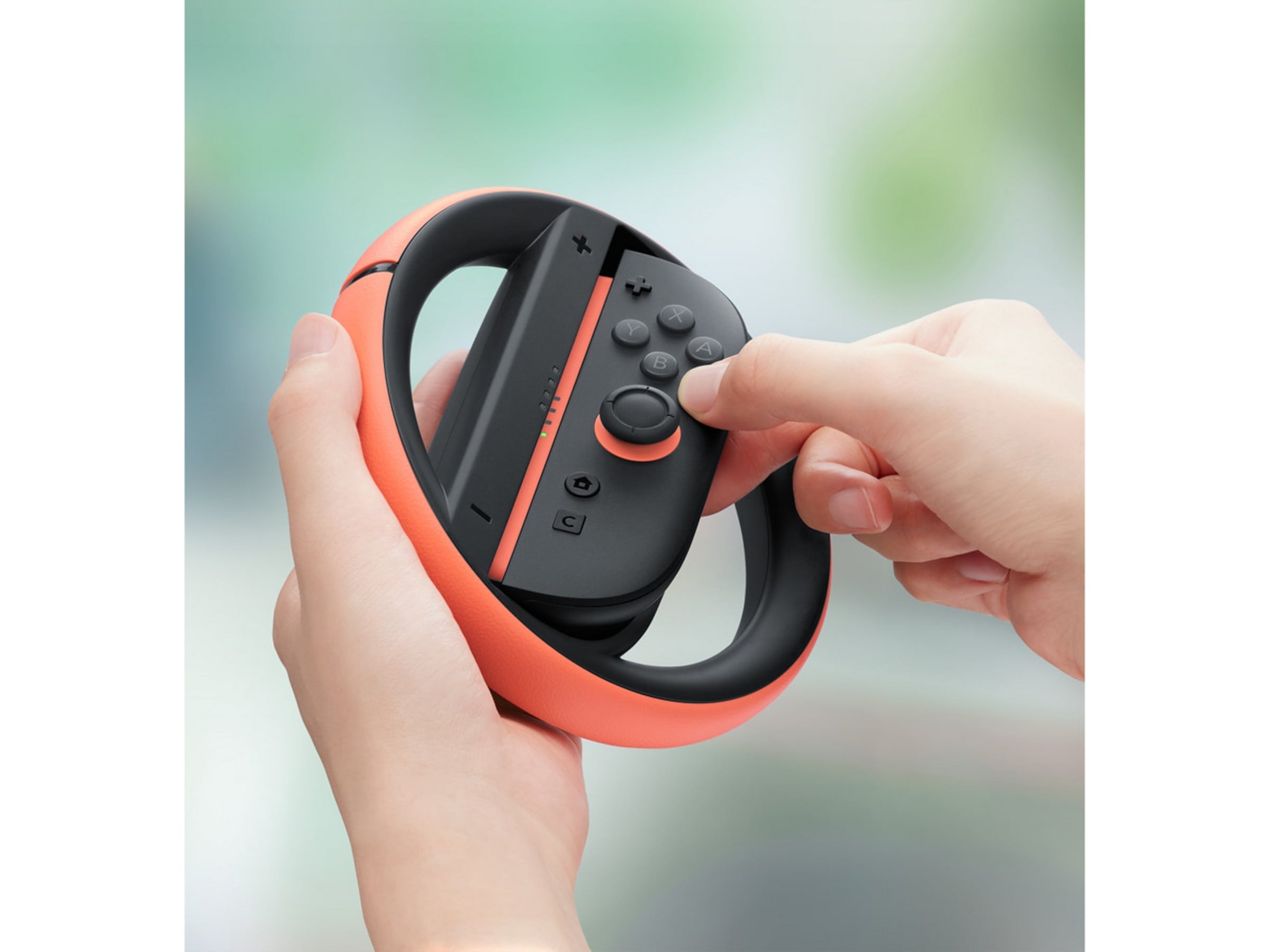 Nintendo Switch 2 Joy-Con 2 Wheel Pair (light blue/light red) Tilbehør til spillkonsoller