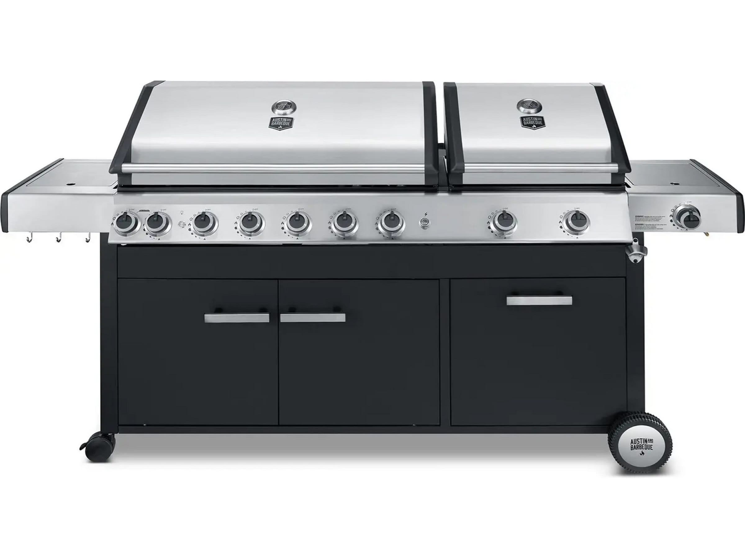 Austin and Barbeque Gassgrill 8+2 brennere Grill