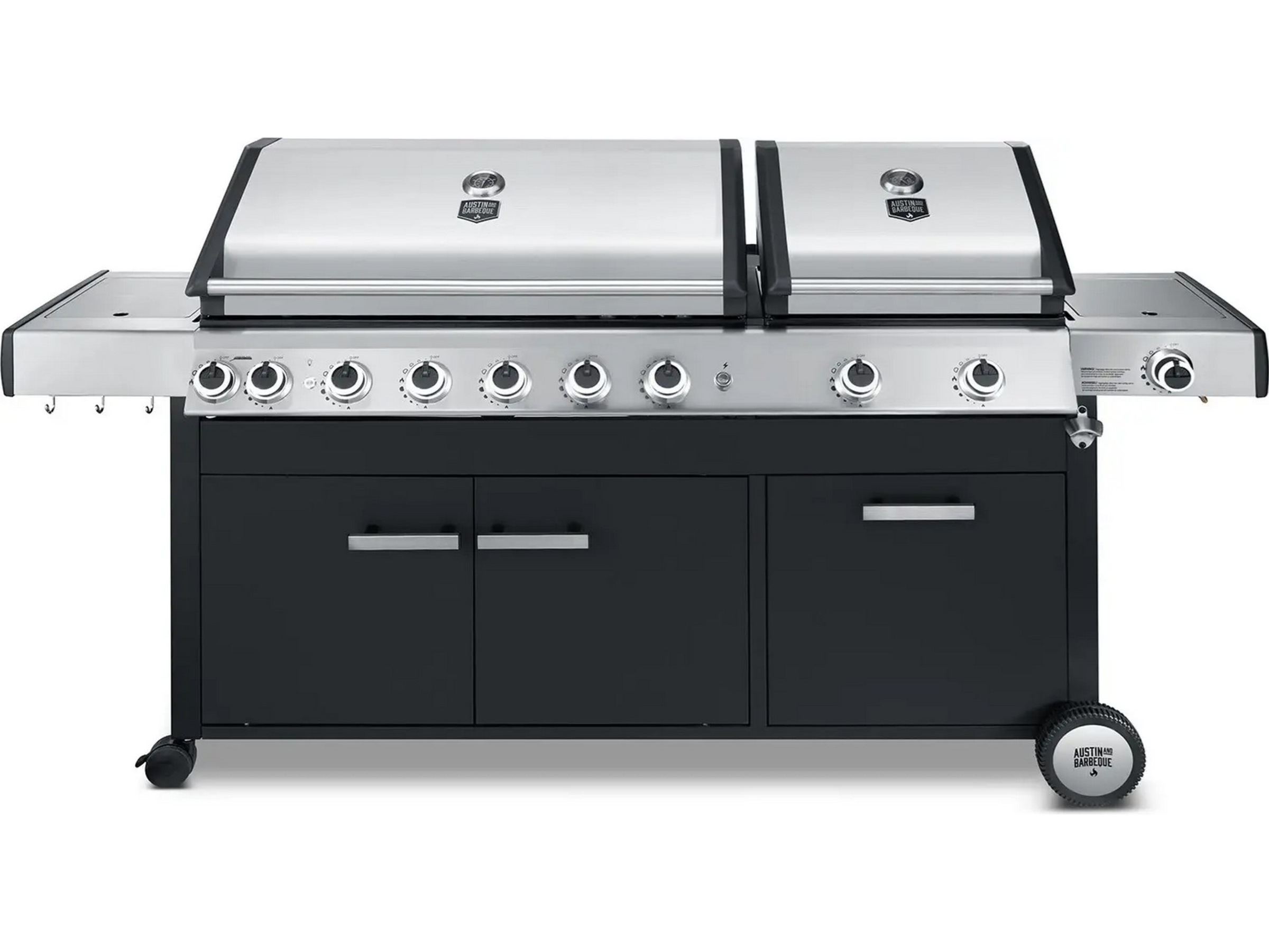 Austin and Barbeque Gassgrill 8+2 brennere Grill