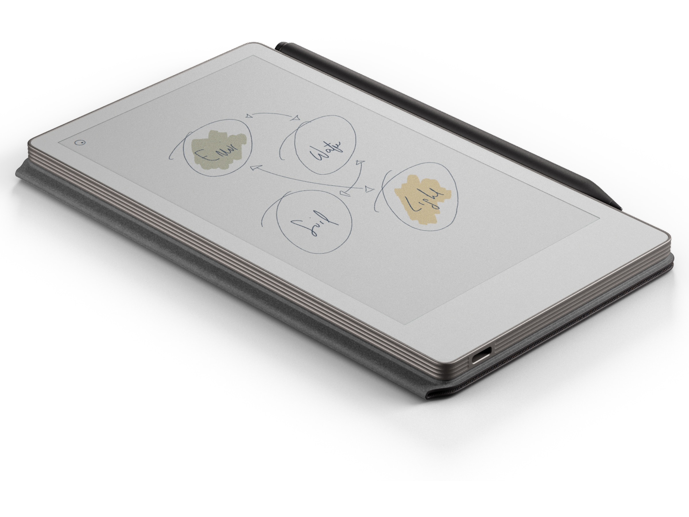 reMarkable Paper Pro Move 7.3" inkl. Marker Plus & Book Folio (basalt) Digitale notatblokker