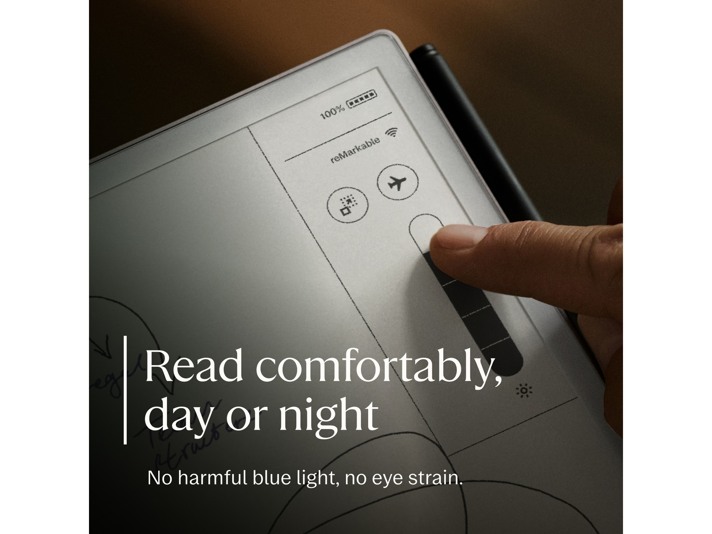 reMarkable Paper Pro Move 7.3" inkl. Marker Plus & Book Folio (basalt) Digitale notatblokker