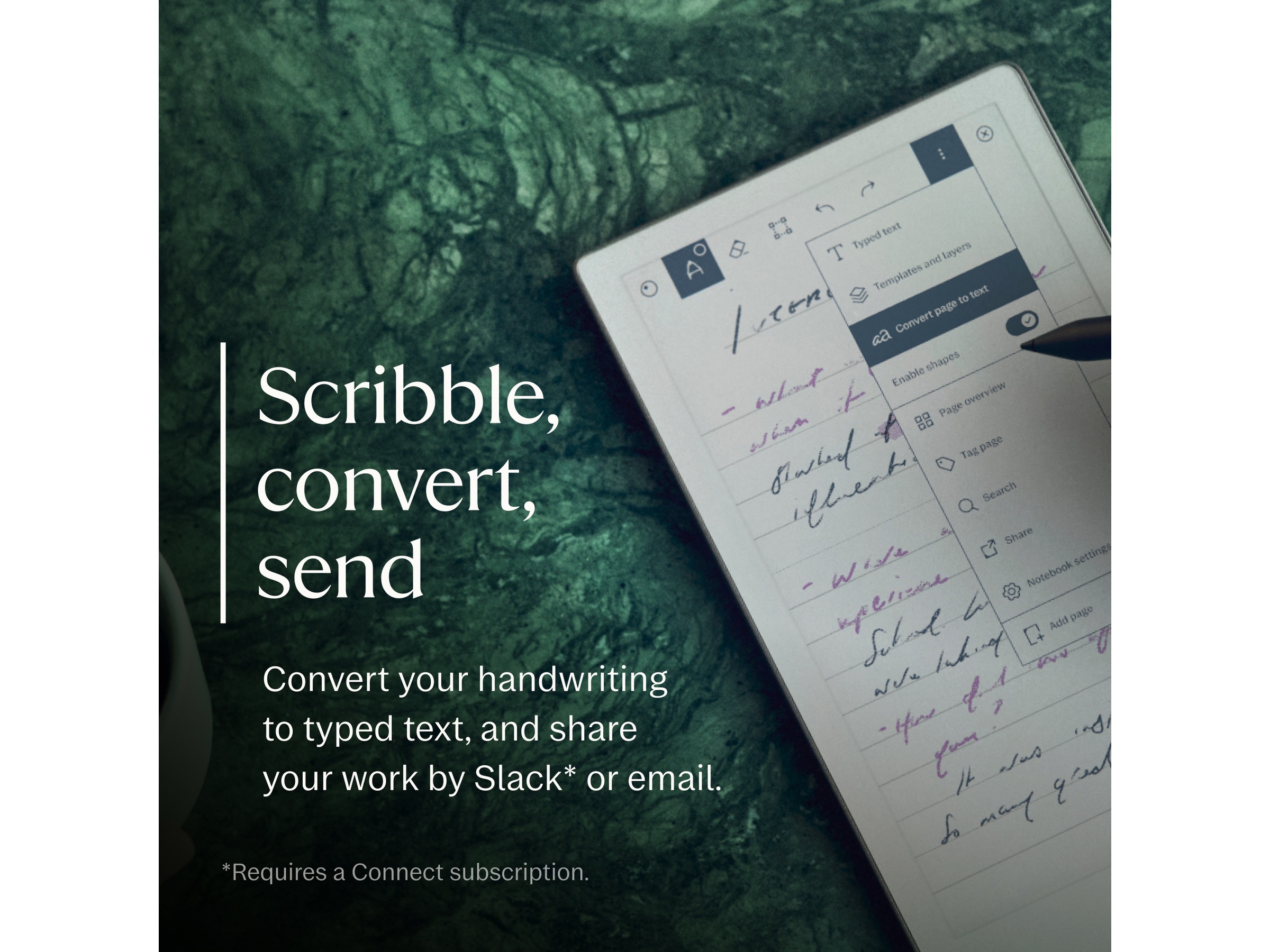 reMarkable Paper Pro Move 7.3" inkl. Marker Plus Digitale notatblokker