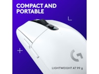 Logitech G305 LIGHTSPEED Trådløs Gamingmus (hvit) Gamingmus