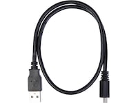 USB-A til USB Micro-B kabel 0,5m (sort) USB-kabler