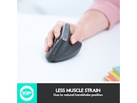 Logitech MX Vertical Trådløs BluetoothMus Ergonomi