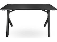 Svive Cygnus Gaming Desk matt sort med grå sømmer Gamingdesk