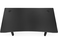 Svive Cygnus Gaming Desk matt sort med grå sømmer Gamingdesk