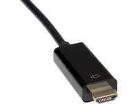 MiniDP til HDMI kabel 5m (sort) Monitorkabler