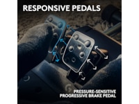 Logitech G923 Driving Force Racing PS4/PS5/PC Ratt og pedaler