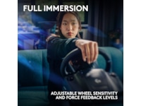 Logitech G923 Driving Force Racing PS4/PS5/PC Ratt og pedaler