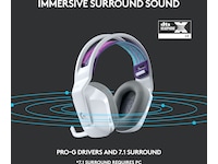 Logitech G733 LIGHTSPEED Trådløst Gaming Headset (hvit). Gamingheadset