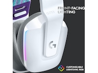 Logitech G733 LIGHTSPEED Trådløst Gaming Headset (hvit). Gamingheadset