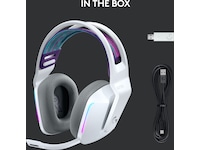Logitech G733 LIGHTSPEED Trådløst Gaming Headset (hvit). Gamingheadset