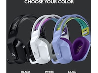 Logitech G733 LIGHTSPEED Trådløst Gaming Headset (hvit). Gamingheadset