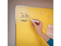Leitz Cosy Glasstavle - magnetisk whiteboardtavle 80x60 cm - varmgul Whiteboardtavler