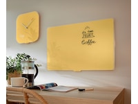 Leitz Cosy Glasstavle - magnetisk whiteboardtavle 80x60 cm - varmgul Whiteboardtavler