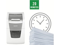 Leitz Makuleringsmaskin IQ Autofeed  Small Office 100, krysskutt P4 Makuleringsmaskiner