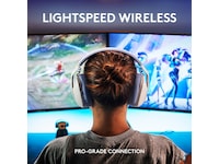 Logitech G435 LIGHTSPEED Trådløst Gaming Headset (hvit/blå) Gamingheadset