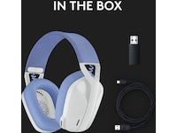 Logitech G435 LIGHTSPEED Trådløst Gaming Headset (hvit/blå) Gamingheadset