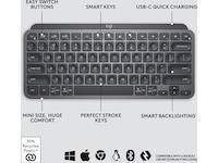 Logitech MX Keys Mini - GRAPHITE Tastatur