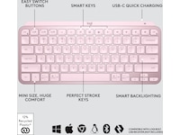 Logitech MX Keys Mini - ROSE Tastatur
