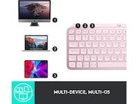Logitech MX Keys Mini - ROSE Tastatur