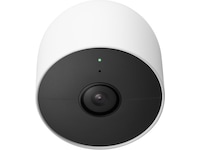 Google Nest Kamera -utendørs/innendørs, batteri (hvit) Overvåkningskameraer