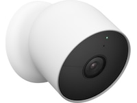 Google Nest Kamera -utendørs/innendørs, batteri (hvit) Overvåkningskameraer