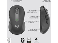Logitech Signature M650 Wireless Mouse - GRAPHITE Mus