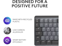 Logitech MX Mechanical Mini Minimalist Tactile (graphite) Tastatur