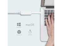 TP-Link UE300C USB-C til Ethernet adapter (hvit) Nettverkskort