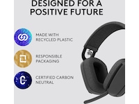 Logitech Zone Vibe 100 trådløst headset (grafittgrå) Hodetelefoner