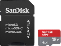 SanDisk Ultra microSDXC 64GB + SD Adapter Minnekort til foto & video