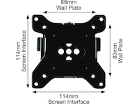 B-Tech BT7510 Veggfeste opp til 28" Skjermstativ og skjermfeste