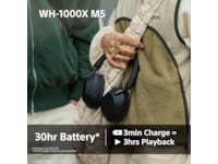 Sony WH-1000XM5 trådløse hodetelefoner, Over-Ear (blå) Hodetelefoner