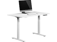Ergonomisk Hev/Senk skrivebord 120cm (hvit/eik) Skrivebord