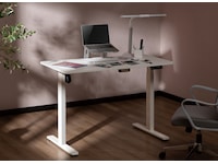 Ergonomisk Hev/Senk skrivebord 150cm (hvit) Skrivebord