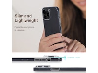 iiglo iPhone 15 Pro Max Silikondeksel (gjennomsiktig) Mobildeksel