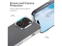 iiglo iPhone 15 Pro Silikondeksel (gjennomsiktig) Mobildeksel
