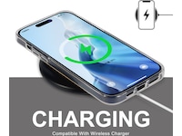 iiglo iPhone 15 Plus Silikondeksel (gjennomsiktig) Mobildeksel