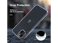 iiglo iPhone 15 Plus Silikondeksel (gjennomsiktig) Mobildeksel