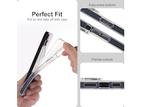 iiglo iPhone 15 Plus Silikondeksel (gjennomsiktig) Mobildeksel