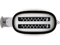 Smeg TSF02BLEU  4x2 brødrister (sort) Brødristere