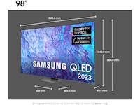 Samsung 98" Q80 QLED 4K TV TQ98Q80C Over 80 tommer TV