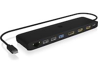 ICY BOX IB-DK2116-C Multi Docking Dockingstasjon & USB-HUB