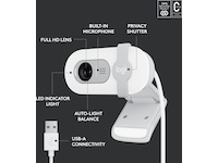 Logitech Brio 100 Full HD webkamera (off-white) Webkamera