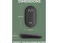 Pebble Mouse 2 M350s (sort) Mus