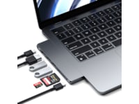 Satechi MacBook Air M2 Slim Pro Docking (space gray) Dockingstasjon & USB-HUB