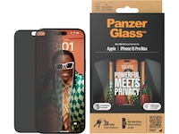 Panzerglass iPhone 15 Pro Max Privacy Skjermbeskytter Skjermbeskytter