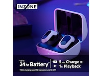 Sony INZONE Buds True Wireless Gaming ørepropper (hvit) Ørepropper